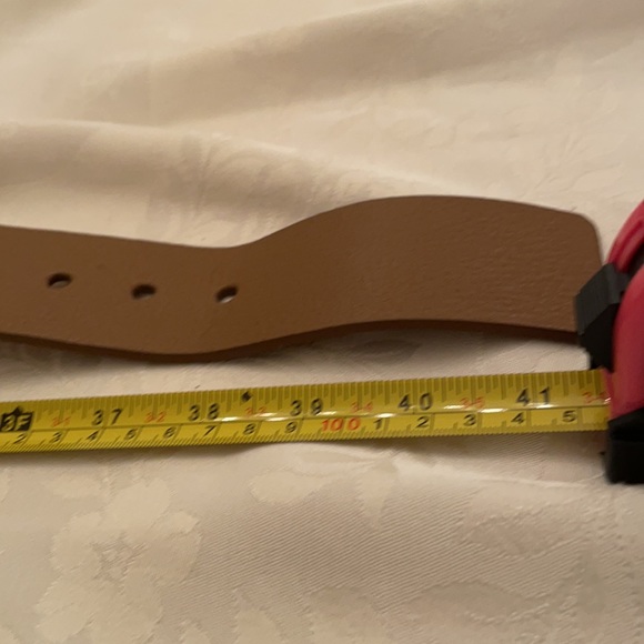 Michael Kors brown belt w/gold “peg” designs (OLCC) (BELT only) - Picture 3 of 11